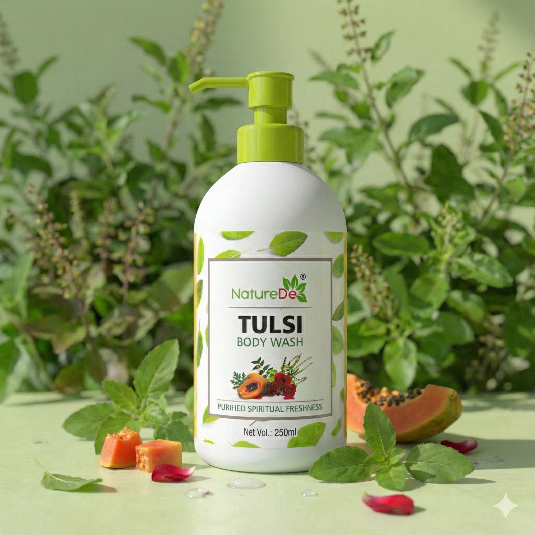 NatureDe TULSI BODY WASH-image