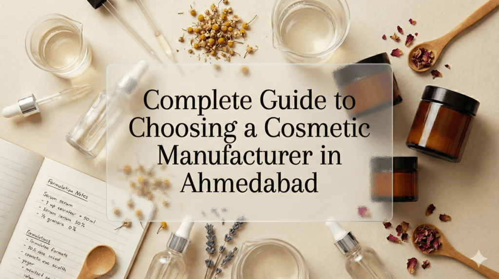Complete Guide to Choosing a Cosmetic Manufacturer in Ahmedabad
