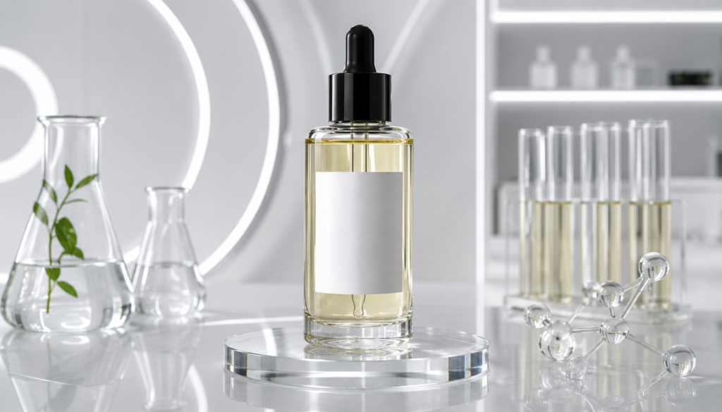Premium hair oil bottles representing a trusted Hair Oil Manufacturer in India producing high-quality private label haircare products.