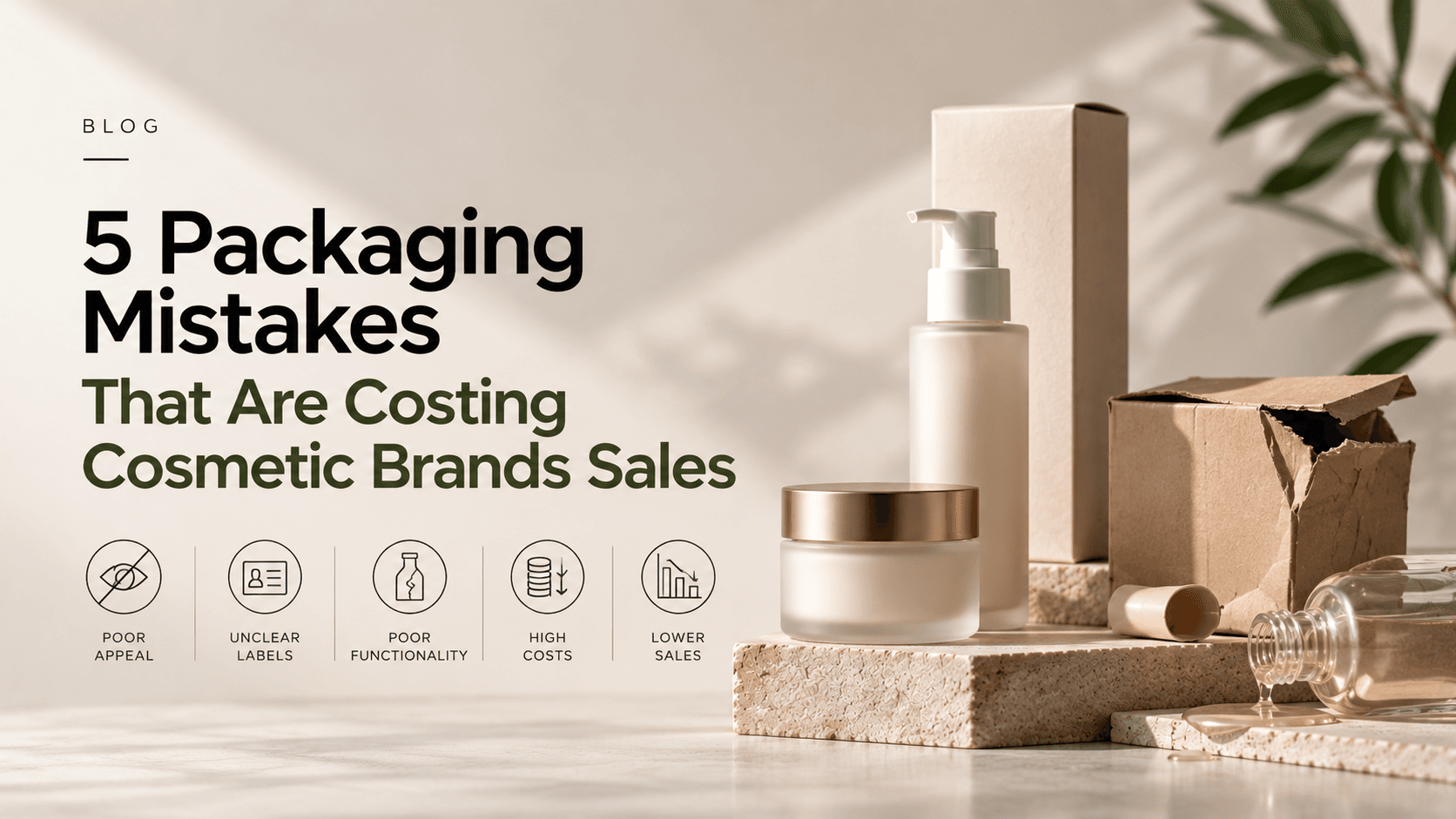 5 Packaging Mistakes That Are Costing Cosmetic Brands Sales, Gladios